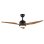 Cecotec EnergySilence Aero 5250 Blackwood Ventoinha de Teto com Luz LED e Comando 62W Preto/Madeira