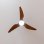 Cecotec EnergySilence Aero 5250 Blackwood Ventoinha de Teto com Luz LED e Comando 62W Preto/Madeira