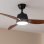 Cecotec EnergySilence Aero 5250 Blackwood Ventoinha de Teto com Luz LED e Comando 62W Preto/Madeira