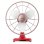 Cecotec EnergySilence 1090 Retrodesk Design Ventilador de Sobremesa 40W Rojo