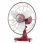 Ventilatore da Tavolo Cecotec EnergySilence 1090 Retrodesk 40W 12" 3 Velocità Oscillante Testa Inclinabile Rosso