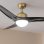 Ventilatore da soffitto Cecotec EnergySilence Aero 560 GoldBlack 52" LED 18W nero timer