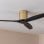 Cecotec Energysilence Aero 5500 Aqua Goldblack Ventilateur de Plafond Connecté avec Wi-Fi 40W Noir