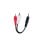 Cable de Audio DCU 3,5mm a 2 RCA Macho 1,5 m Negro
