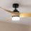 Ventilator Cecotec Energysilence Aero 5285 WhiteWood DC 40W 52" LED Fernbedienung
