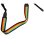 Polaroid Camera Strap Flat Correa para Cámara Polaroid Rainbow Black