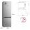 LG GBV3210DPY Frigorífico Combinado No Frost D Aço Inoxidável