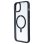 Funda para móvil La Casa de las Carcasas Bumper Compatible Magsafe Silicona Transparente para iPhone 15 Plus
