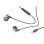 Cool Metal Estéreo Auriculares USB-C com Microfone Prateados