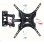 Klack Soporte para TV de 14" a 55" Giratorio Vesa desde 75x75 a 400x400mm con Tornillería