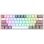 Redragon K616 Fizz Pro Teclado Gaming Mecânico Sem Fios RGB Switch RED Branco/Cinzento Inglês