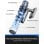 Proscenic P11 Mopping Aspiradora Inalámbrica de Escoba con Mopa 400W Negro