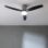 Ventilatore da soffitto Cecotec EnergySilence Aero 5600 Aqua Ironblack 40W WiFi LED 132 cm