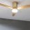 Ventilatore da soffitto Cecotec EnergySilence Aero 5600 Aqua Goldwhitewood WiFi LED IP44