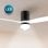 Ventilatore da soffitto Cecotec EnergySilence Aero 5600 Aqua Black&White Wi-Fi LED 52" 40W