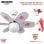 Bastilipo - Ventilador De Techo Con Palas Reversibles Oficial Del Sevilla Fútbol Club, Sevilla Fc, 60w, 75cm