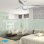Bastilipo - Ventilateur de Plafond Led avec Télécommande, 132cm, Pales Acrylique, Led Capri Blanc