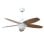 Bastilipo - Ventilador De Techo Con Mando A Distancia Y Luz Led, 60w, 107 Cm, Bali Blanco Led