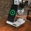 Muvit For Change Base Cargadora Inalambrica 6 En 1 Plegable Smartwatch+iwatch+airpods + Dos Puertos Usb A + C Blanca