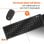 PcCom Essential Combo Low Profile Teclado + Ratón Wireless Negro