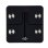 Báscula Digital De Baño Swisshome Afrodite Sh Vidrio Templado 180 Kg Negro
