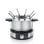 Combinazione fonduta-crepiera Severin Fo 2471 - 1500 W Acciaio inox / Nero