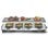 Severin RG 2374 Raclette Grelhador Elétrico com Pedra Natural 1500W Aço Inoxidável