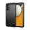 Max Power Digital Carbon Fiber Stoßfeste Schwarze Silikonhülle für Samsung Galaxy A15