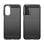 Max Power Digital Carbon Fiber Stoßfeste Schwarze Silikonhülle für Samsung Galaxy A15