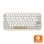 ASUS Marshmallow KW100 Teclado Sem Fios RF + Bluetooth Oat Milk (PT)