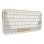 ASUS Marshmallow KW100 Teclado Sem Fios RF + Bluetooth Oat Milk Inglés (EUA)