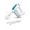 Frullatore Bosch MFQ2210D Frullatore a immersione 375 W Blu, Bianco