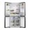 Frigorifero side-by-side Haier Cube 83 Series 5 HCW58F18EWMP Libera installazione 507 LE Platino, Acciaio inossidabile
