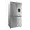 Frigorifero side-by-side Haier Cube 83 Series 5 HCW58F18EWMP Libera installazione 507 LE Platino, Acciaio inossidabile