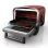 Parrilla Ninja OO101EU 2400W Electricidad + Carbón Vegetal Negra/Roja