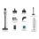 Samsung BESPOKE Jet + All in One Clean Station Aspiradora sin Cable 210W Blanca