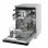 Whirlpool MaxiSpace W7F HP43 X Lavavajillas Independiente Capacidad 15 Cubiertos C Inox