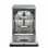 Whirlpool MaxiSpace W7F HP43 X Lavavajillas Independiente Capacidad 15 Cubiertos C Inox