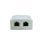 Lapara Roseta de Superficie 2 X RJ-45 Cat 6a FTP