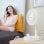 Innovagoods Fandle Ventilador Recargable Plegable 3 en 1 7200mAh