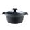 Masterpro Gastro Reeco MP Cacerola de Aluminio Forjado con Tapa Ø28x13.5cm 7.2L Negra