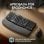 Logitech Wave Keys Teclado Sem Fios Ergonómico Bluetooth Grafite