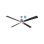 Casafan Eco Neo III 180 cm 948410 W Schwarz/Schwarz und Teak WiFi Deckenventilator