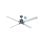 Ventilatore Da Soffitto Con Wifi Casafan Eco Neo Iii 152cm 952337w Argento/Argento E Wengé