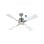 Ventoinha De Teto Com Wifi Casafan 942131w Eco Neo Iii 103cm Cromado/Branco e Cinzento