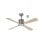 Deckenventilator mit WLAN Casafan 942121w Eco Neo Iii 103 cm, gebürstetes Chrom/Ahorn und Buche