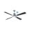 Casafan Eco Neo Iii 132cm Ventilateur De Plafond Avec Moteur Wifi 948242w Chrome Brillant/Argent Et Wengue