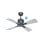 Casafan 952041w Eco Neo Iii 92cm Argent Et Wengé Ventilateur De Plafond Avec Wifi