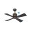 Casafan 949001w Eco Neo III 92 cm Deckenventilator aus Schwarz und Teakholz mit WLAN