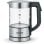 Severin WK 3458 Hervidor de Agua con Ajuste de Temperatura 0.5L 1100W Acero Inox / Cristal